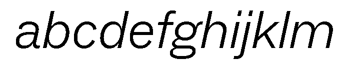 ABCSocial LightItalic FONT