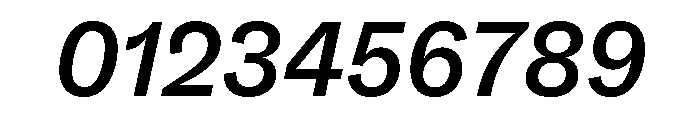 ABCSocial MediumItalic Font OTHER CHARS