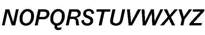 ABCSocial MediumItalic Font UPPERCASE