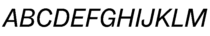 ABCSocial RegularItalic Font UPPERCASE