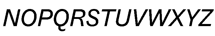 ABCSocial RegularItalic Font UPPERCASE