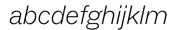 ABCSocial ThinItalic FONT