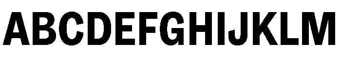 ABCSocialCondensed Black Font UPPERCASE