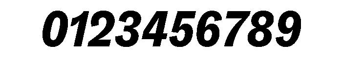 ABCSocialCondensed BlackItalic Font OTHER CHARS