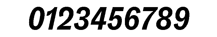 ABCSocialCondensed BoldItalic Font OTHER CHARS