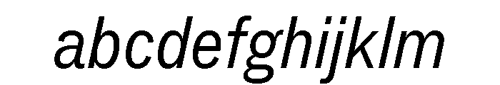 ABCSocialCondensed BookItalic FONT