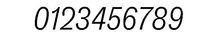 ABCSocialCondensed LightItalic Font OTHER CHARS