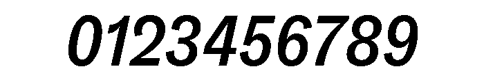 ABCSocialCondensed MediumItalic Font OTHER CHARS