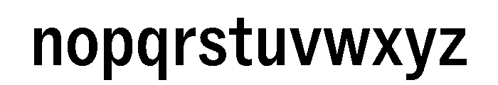 ABCSocialCondensed Medium Font LOWERCASE