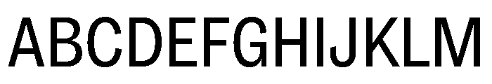 ABCSocialCondensed Regular Font UPPERCASE