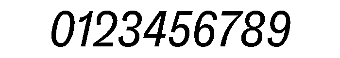 ABCSocialCondensed RegularItalic Font OTHER CHARS