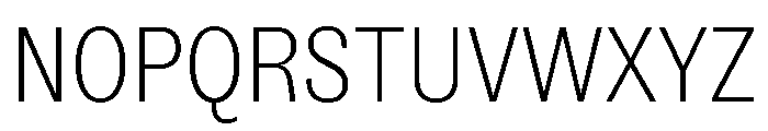 ABCSocialCondensed Thin Font UPPERCASE