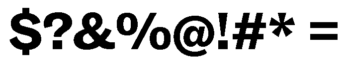 ABCSocialExtended Black Font OTHER CHARS