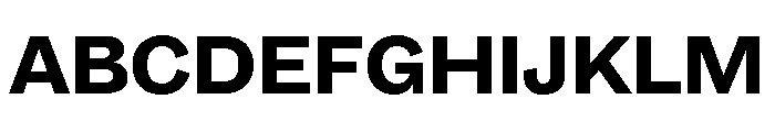 ABCSocialExtended Black Font UPPERCASE