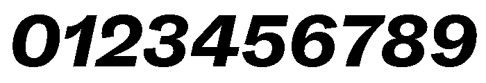 ABCSocialExtended BlackItalic Font OTHER CHARS