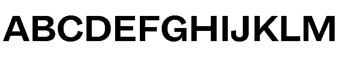 ABCSocialExtended Bold Font UPPERCASE