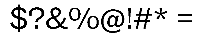 ABCSocialExtended Book Font OTHER CHARS