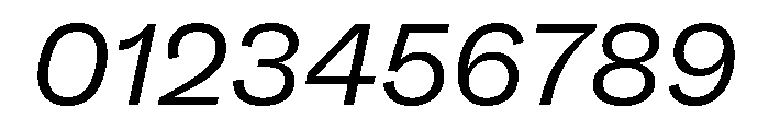 ABCSocialExtended BookItalic Font OTHER CHARS