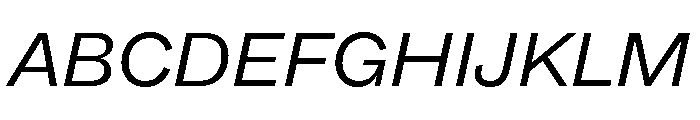ABCSocialExtended BookItalic Font UPPERCASE
