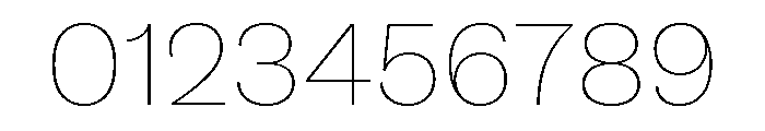 ABCSocialExtended Hairline Font OTHER CHARS