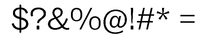 ABCSocialExtended Light Font OTHER CHARS