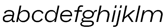 ABCSocialExtended LightItalic FONT