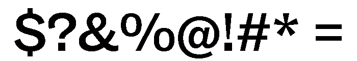 ABCSocialExtended Medium Font OTHER CHARS
