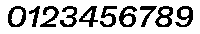 ABCSocialExtended MediumItalic Font OTHER CHARS