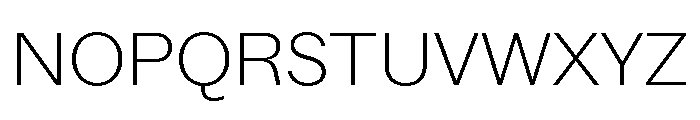 ABCSocialExtended Thin Font UPPERCASE