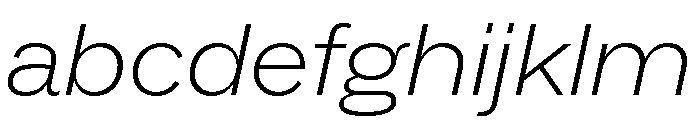 ABCSocialExtended ThinItalic FONT