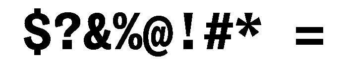 ABCSocialMono Black Font OTHER CHARS