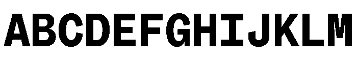 ABCSocialMono Black Font UPPERCASE
