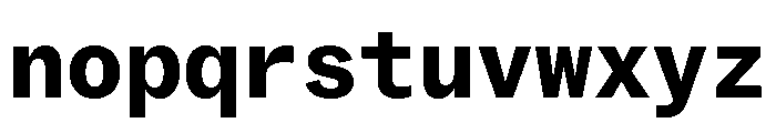ABCSocialMono Black Font LOWERCASE