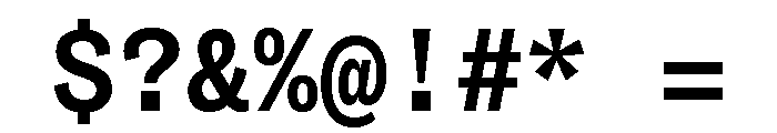 ABCSocialMono Bold Font OTHER CHARS