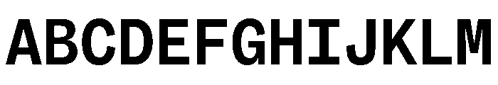 ABCSocialMono Bold Font UPPERCASE