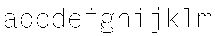 ABCSocialMono Hairline FONT