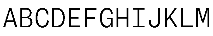 ABCSocialMono Light Font UPPERCASE