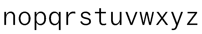 ABCSocialMono Light Font LOWERCASE