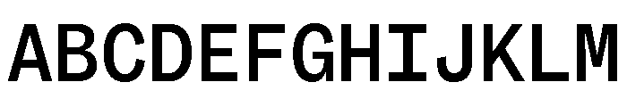 ABCSocialMono Medium Font UPPERCASE