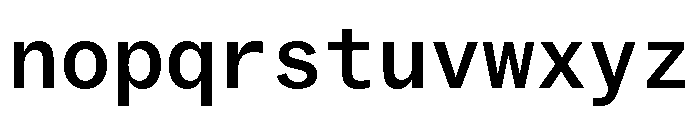 ABCSocialMono Medium Font LOWERCASE