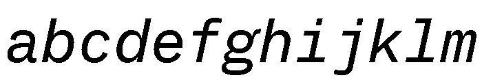 ABCSocialMono RegularItalic FONT