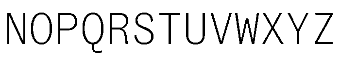 ABCSocialMono Thin Font UPPERCASE