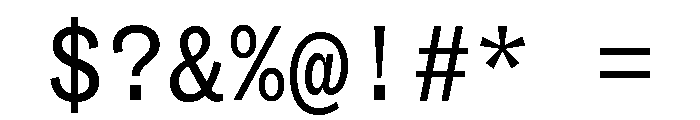 ABCSocialMonoVariable Regular Font OTHER CHARS