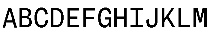 ABCSocialMonoVariable Regular Font UPPERCASE