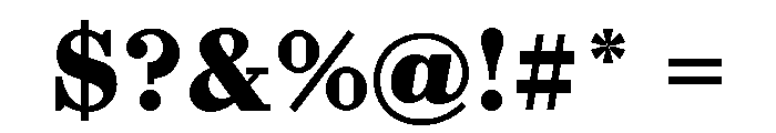 ABCSynt Black Font OTHER CHARS