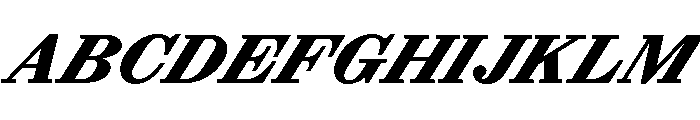 ABCSynt BlackTurbo Font UPPERCASE