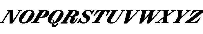ABCSynt BlackTurbo Font UPPERCASE