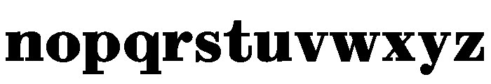 ABCSynt Black Font LOWERCASE