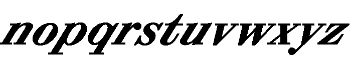 ABCSynt BoldTurbo Font LOWERCASE