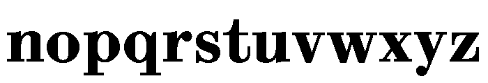 ABCSynt Bold Font LOWERCASE